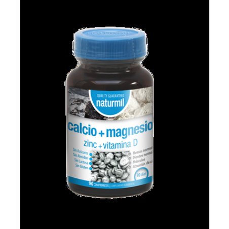 Naturmil Calcio Magnesio Zinc Vit D 90 Comp