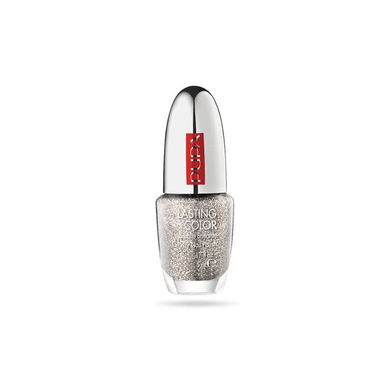 PUPA Milano Lasting Color 802 Trasparent Silver Glitter 5 ml