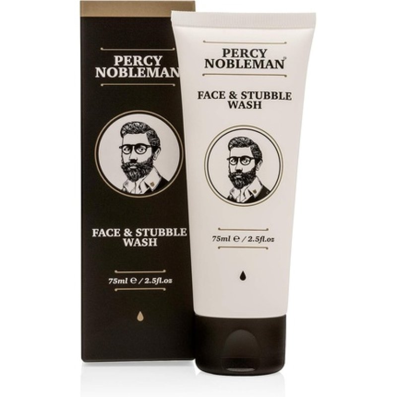 Percy Nobleman Face and Stubble Wash 75ml Invigorating and Hydrating Face Wash for Men