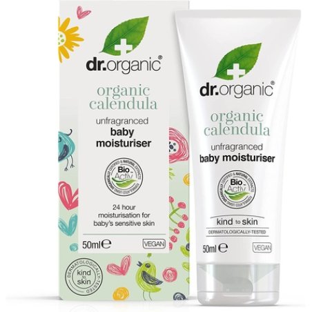 Dr. Organic Calendula Unfragranced Baby Moisturiser 50ml