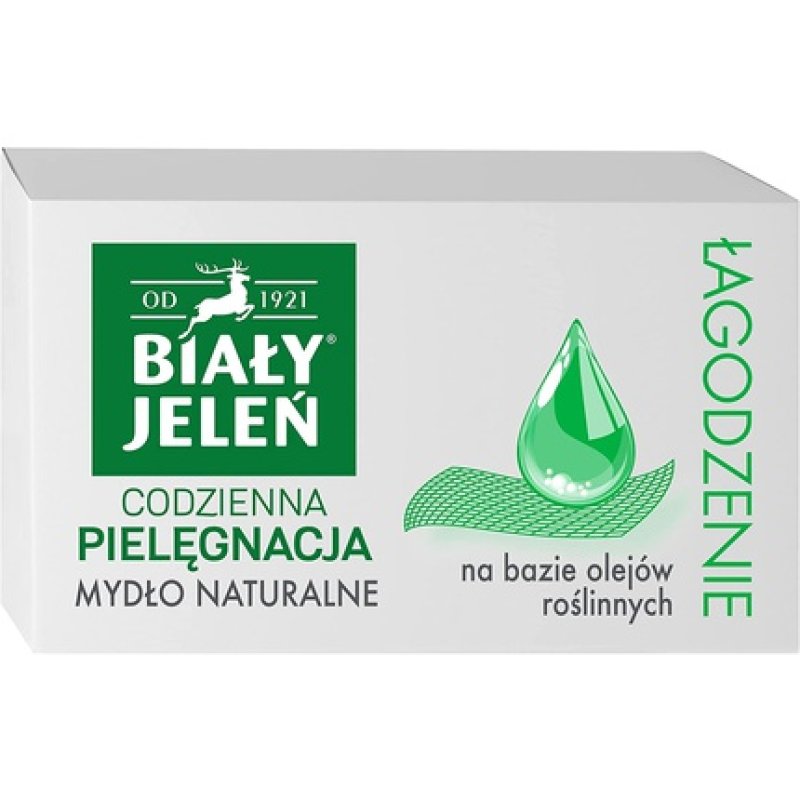 Bialy Jelen Hypoallergenic Bar Soap Soothing with Sweet Almond Oil 85g by Bialy Jelen