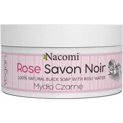 Nacomi Black Soap Savon Noir Rose 125gr