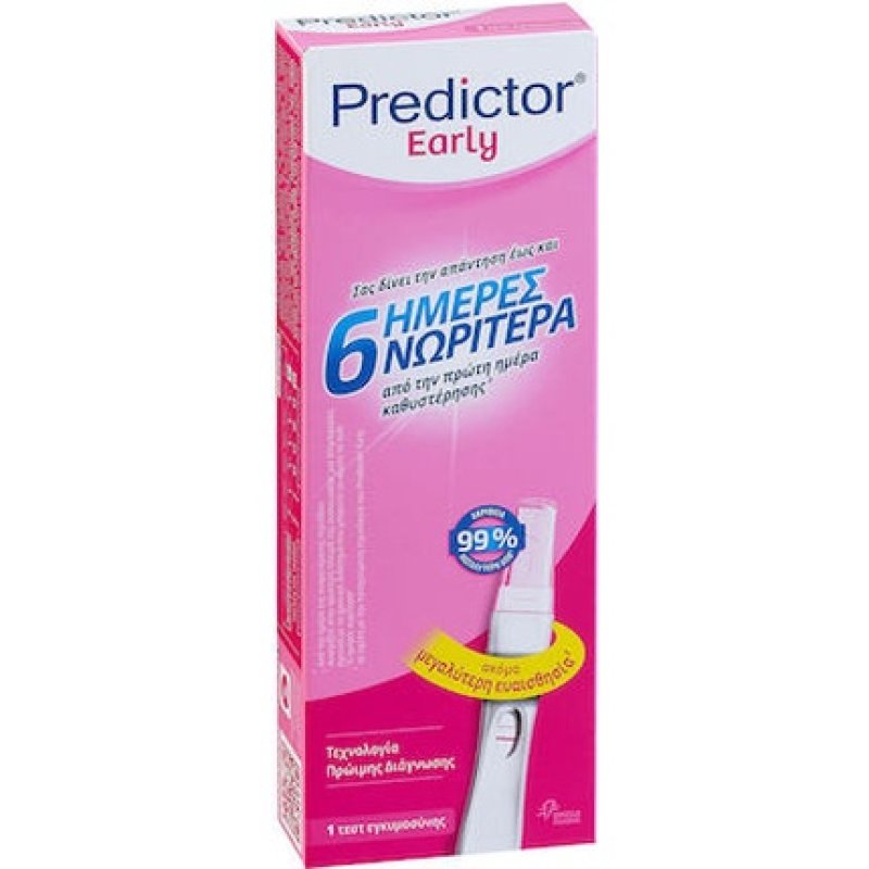 Predictor Early 6 Days Pregnancy Test - Detects Pregnancy 6 Days Before The Expected Period