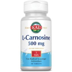 KAL 500mg L-Carnosine Tablets 30 Count