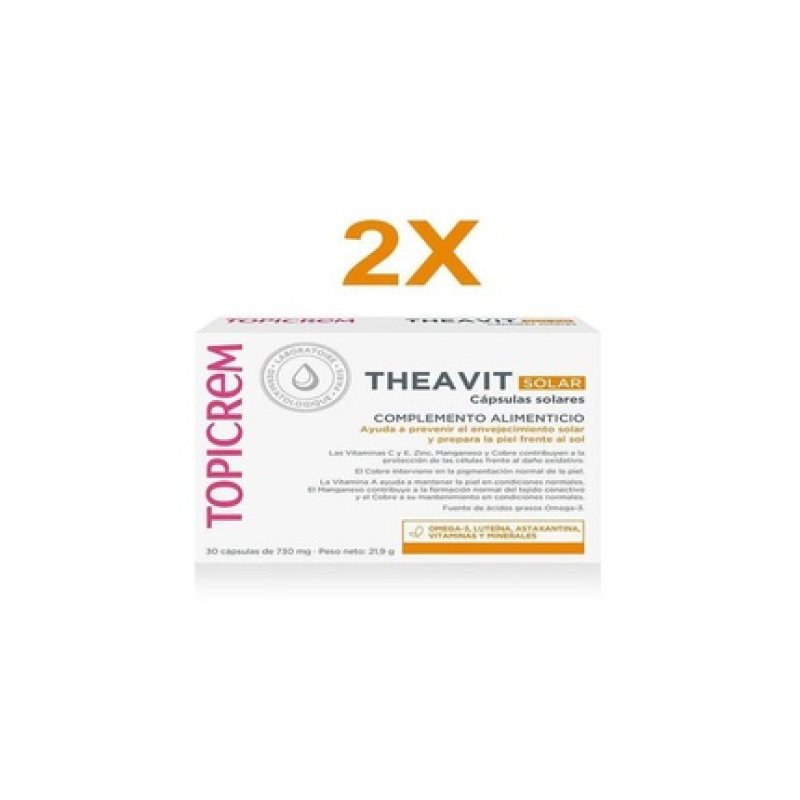 Topicrem Sun Theavit 2x30 Capsules