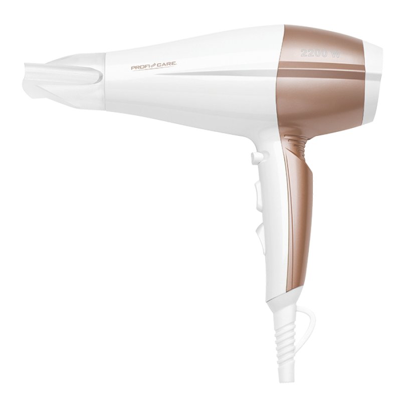 ProfiCare PC-HT 3010 sèche-cheveux 2200 W Champagne, Blanc