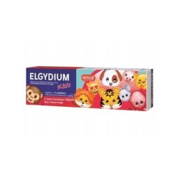 Elgydium Emoji Kids Toothpaste For Children With Refreshing Strawberry Flavor 3-6 Years, 50 Ml