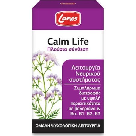 Lanes Calm Life Dietary Supplement For Normal Functioning Of The Nervous System - 100 Capsules