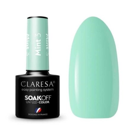Claresa Mint UV Nail Polish 5ml - Pack of 3