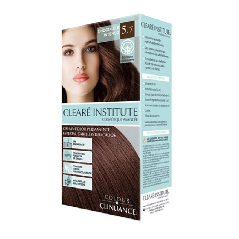 Colour Clinuance 5.7 Intensive Chocolate Hair Dye for Sensitive Hair Permanent Color without Ammonia More Shine