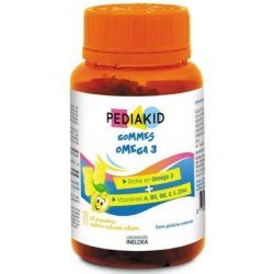 PEDIAKID Omega 3 Gummies for Concentration, Attention and Memory 60 Gums