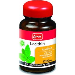Lanes Lecithin 1200mg Dietary Supplement For Fat Metabolism - 30 Tablets