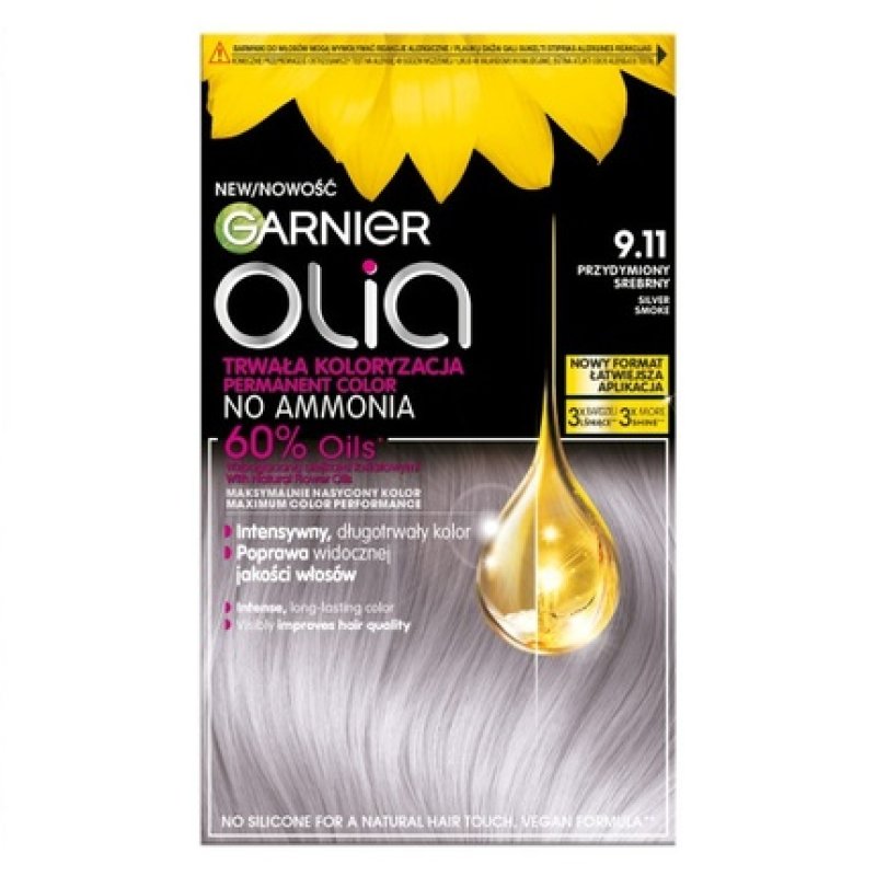 Olia Hair Color 911 Smoky Silver - A Vibrant Hair Color For A Stunning Look