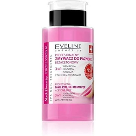 Eveline Cosmetics Professional Nail Polish Remover 3 in 1 Pack 190ml
