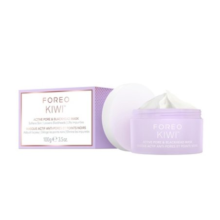 FOREO KIWI Active Pore & Blackhead Mask 100g - Blackhead Remover Clay Mask & Moisturizing Jojoba Oil Pore Minimizer