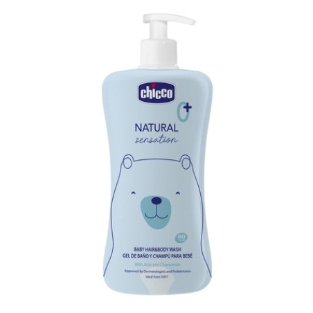 Chicco Natural Sensation Baby Shampoo and Body Wash Tear-Free 500ml