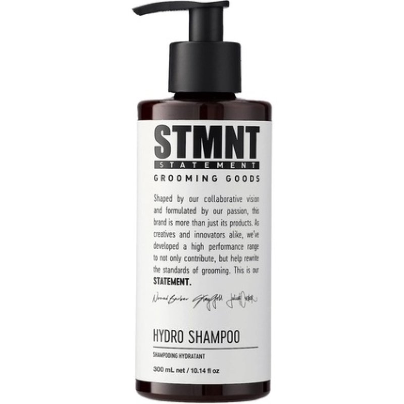 STMNT Grooming Goods Hydro Shampoo 300ml Nourishing for Hair and Beard Strengthens the Hair Free-from Sulfates and