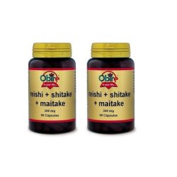 Obire Reishi/Shitake/Maitake 300mg 90 Capsules