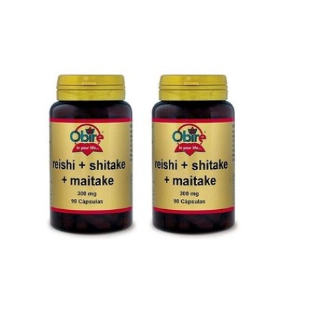 Obire Reishi/Shitake/Maitake 300mg 90 Capsules