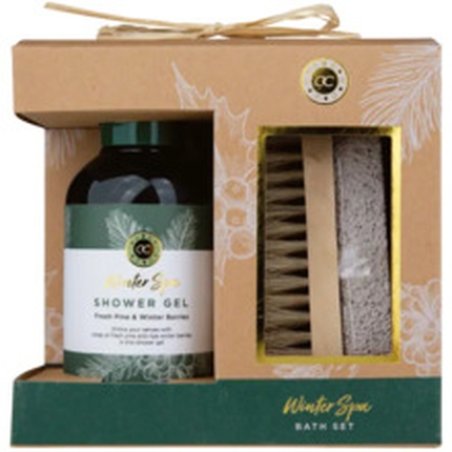 Accentra Winter Spa Fresh Pine Winter Berries Bath Set
