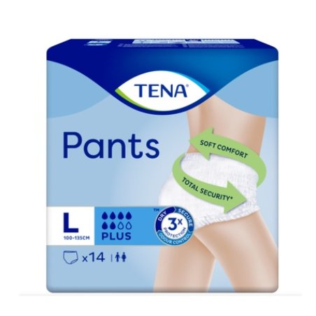 Tena Pants Plus Large Size 14u - Comfortable And Discreet Incontinence Protection