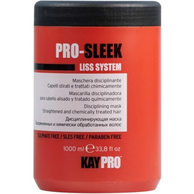 KEPRO Kay Pro PRO-SLEEK Liss System Disciplining Mask for Straightened and Chemically Treated Hair 1000ml