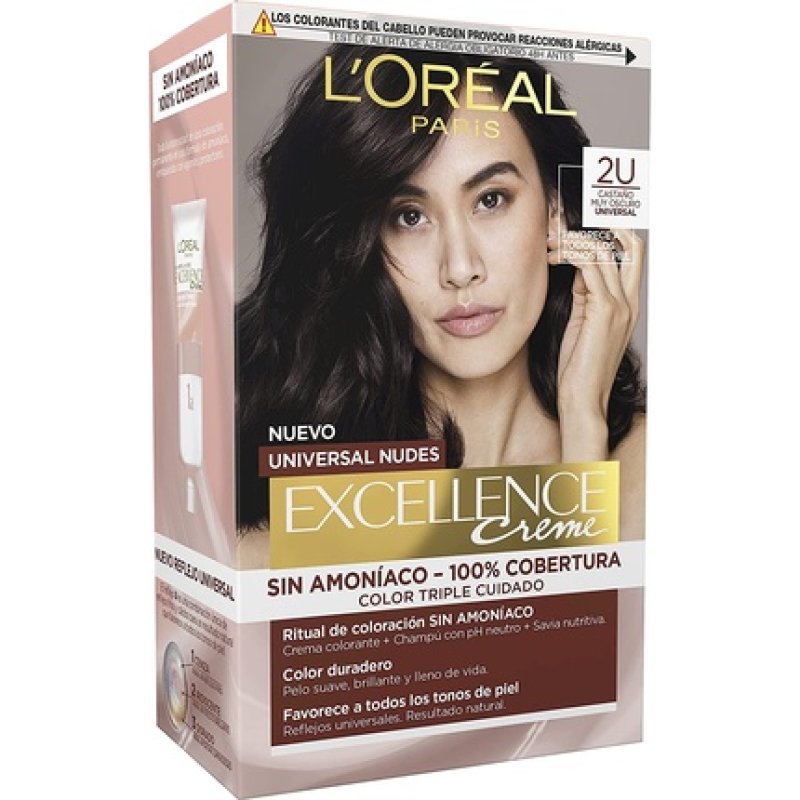 Excellence Creme Universal Nudes 2U Darkest Brunette Hair Dye