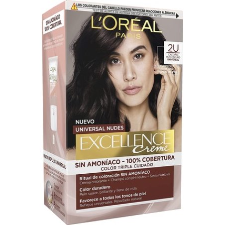 Excellence Creme Universal Nudes 2U Darkest Brunette Hair Dye