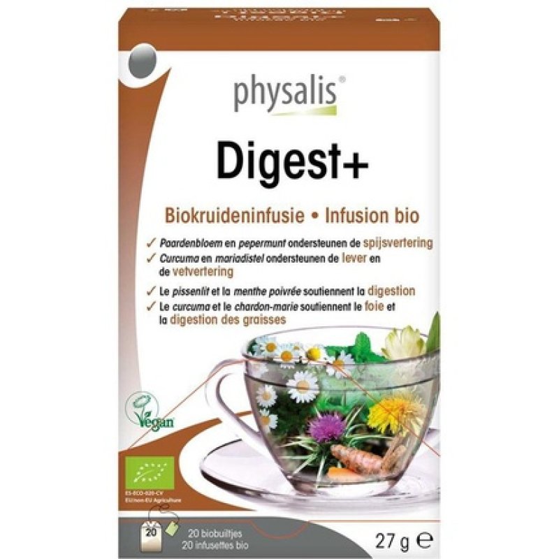 Physalis Tea Bags Organic Herbal Infusion Digest