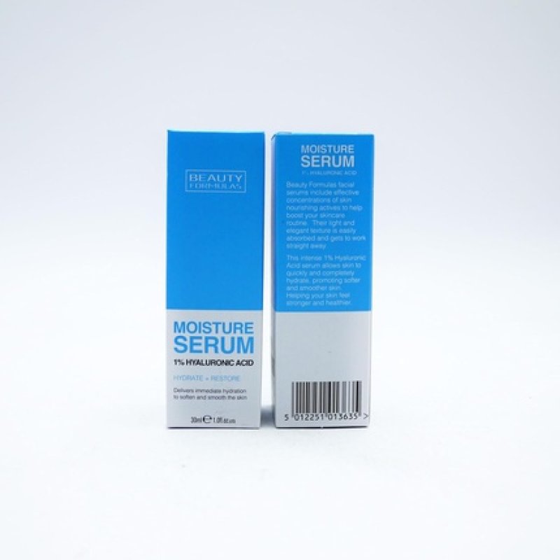 Beauty Formulas Moisture Hyaluronic Acid 30ml Serum