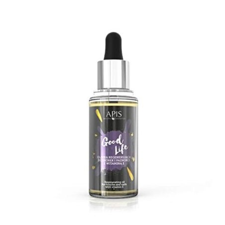 APIS GOOD LIFE Regenerating Nail and Cuticle Oil with Vitamin E, Macadamia and Hemp Oil 30ml