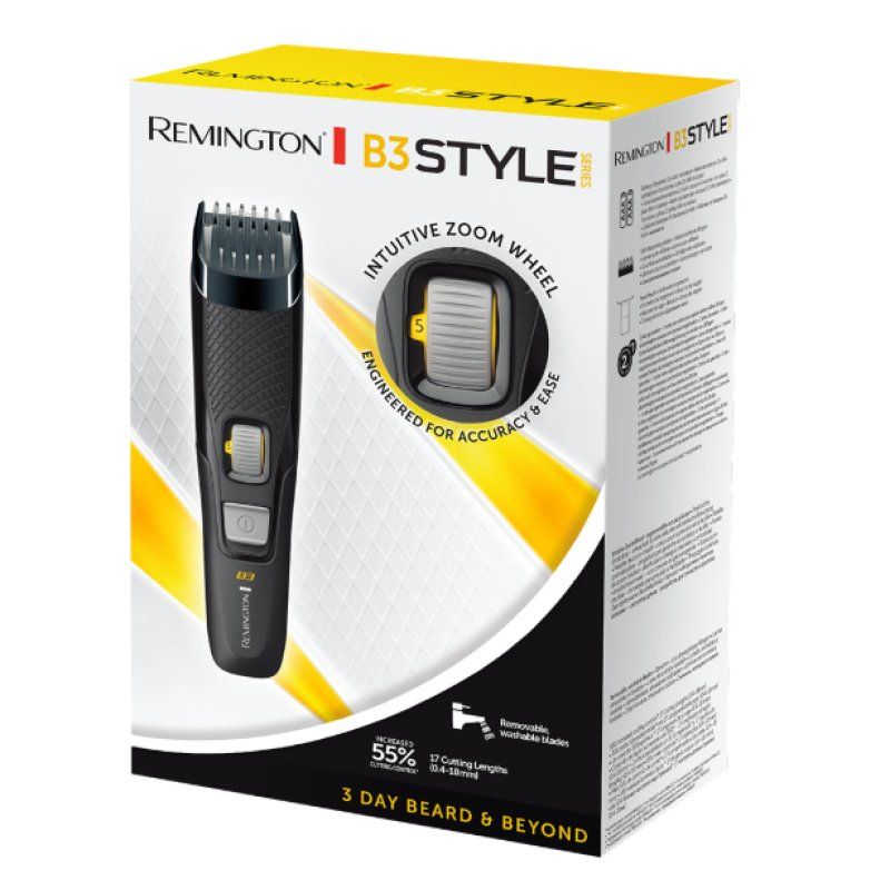 Remington MB3000 beard trimmer Battery 17 1.8 cm Black, Grey