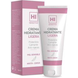 HI Sensitive Light Moisturizing Cream for Sensitive Combination and Oily Skin Protective Soothing and Anti Redness