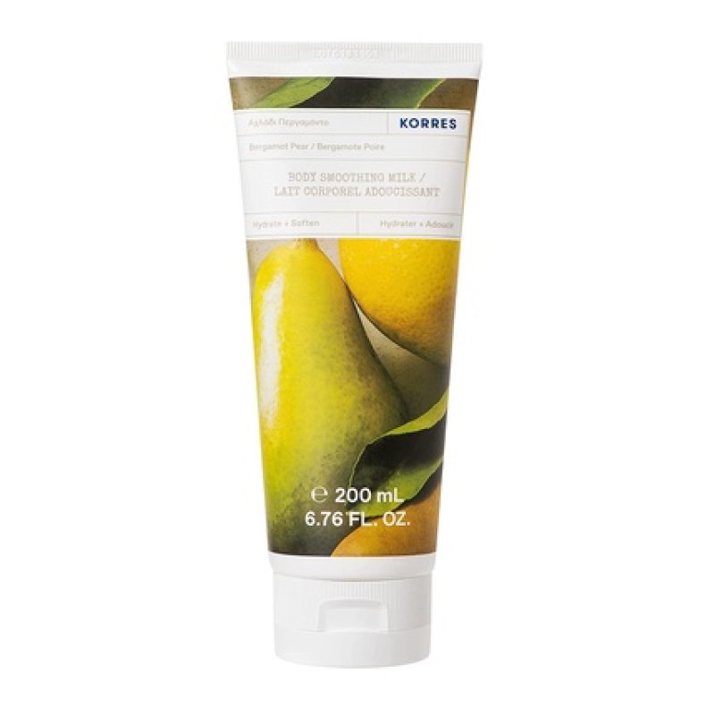 KORRES Bergamot Pear Smoothing Body Milk with Aloe Vera 200ml