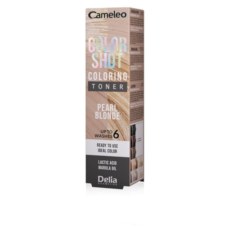 Cameleo Color Shot Copper Hair Toner Gentle Color Touch Lasts up to 6 Washes Color Refreshment Marula Oil and Lactic
