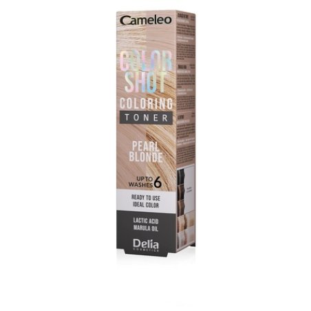 Cameleo Color Shot Copper Hair Toner Gentle Color Touch Lasts up to 6 Washes Color Refreshment Marula Oil and Lactic