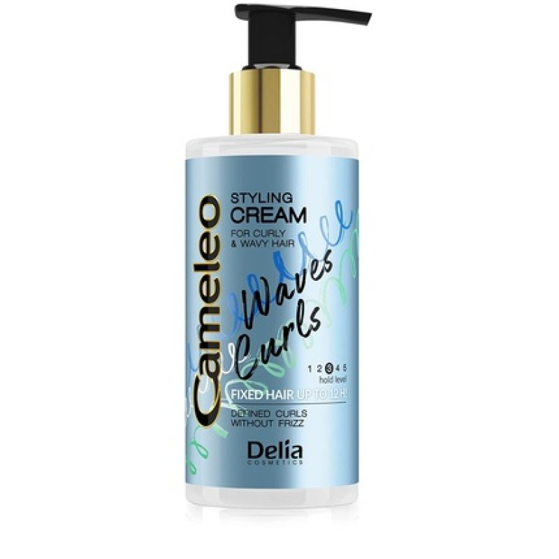 Cameleo Keratin Hair Care Line for Curly and Wavy Hair 150ml Styling Cream