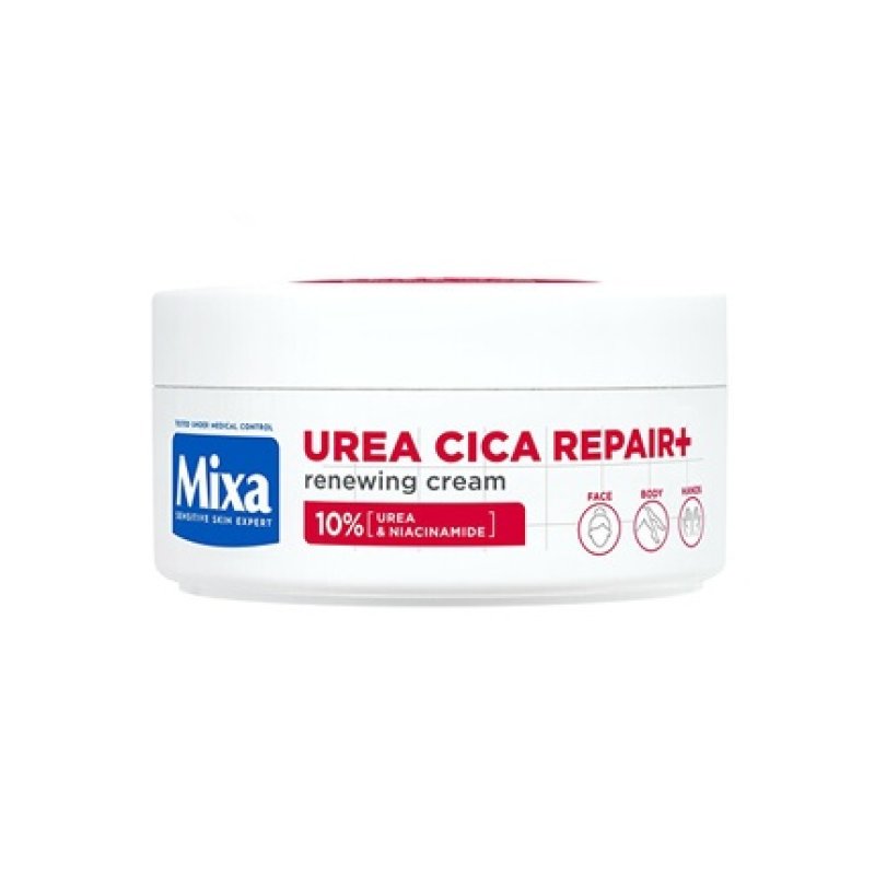 Mixa Urea Cica Repair Renewing Cream For Very Dry And Rough Skin - 150 Ml