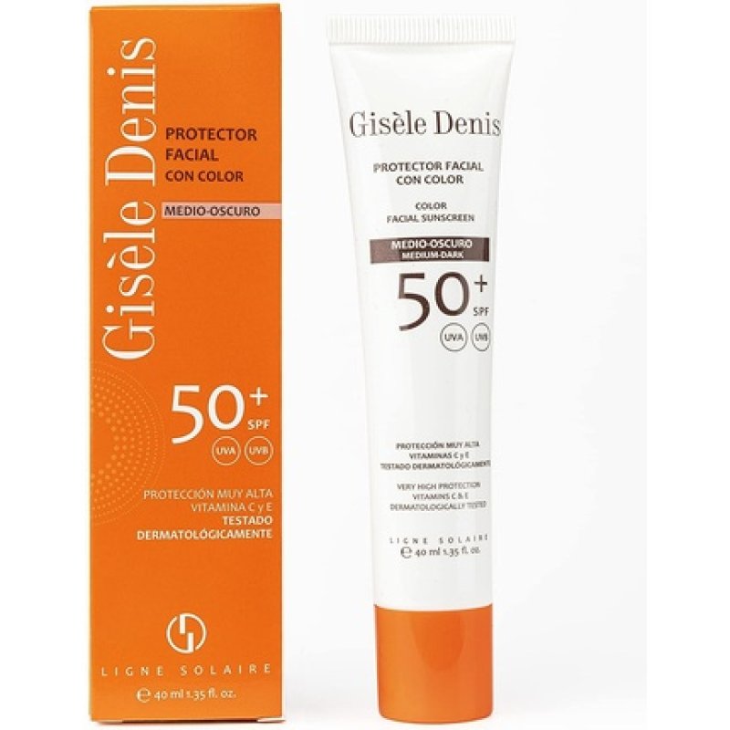 Gisèle Denis Color Facial Sunscreen SPF50 Medium/Dark 40ml