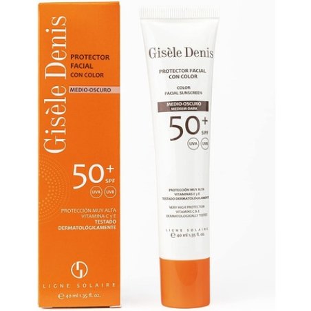 Gisèle Denis Color Facial Sunscreen SPF50 Medium/Dark 40ml