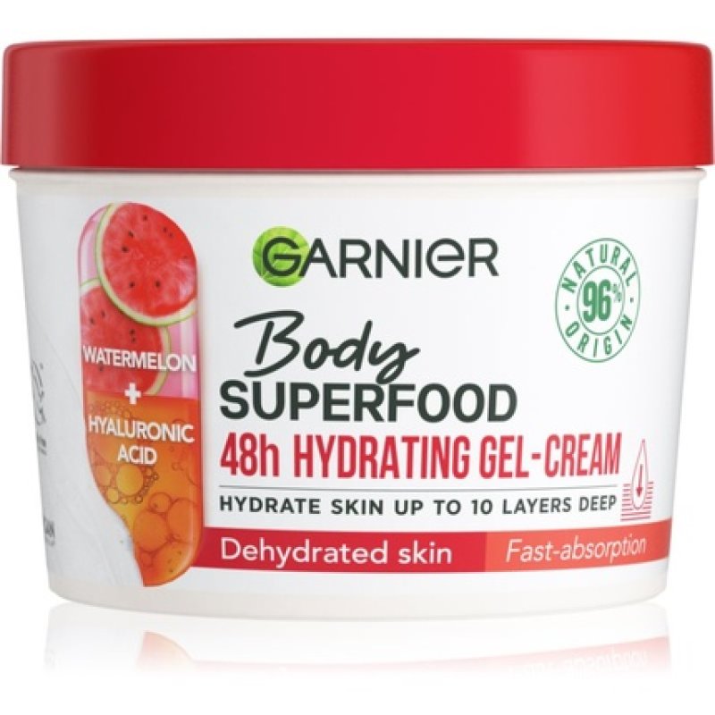 Garnier Superfood 48h Hydrating Gel-Cream - Watermelon, Hyaluronic Acid, 380ml