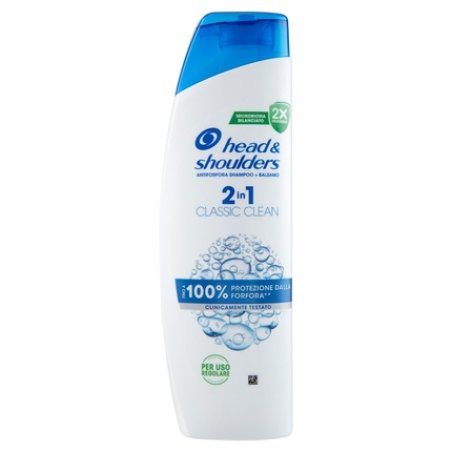 Head & Shoulders Anti-Dandruff Shampoo Conditioner 2-In-1 Classic Clean 250 Ml