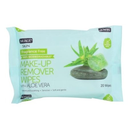 Nuage Make-Up Remover Wipes with Aloe Vera Twin Pack