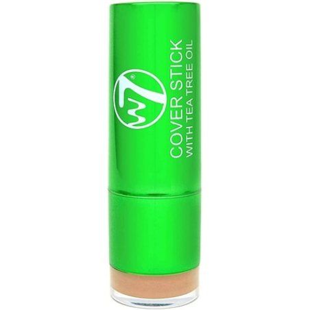 W7 Tea Tree Concealer Stick Creamy Skin Soothing Formula for Blemishes and Redness Long-Lasting Concealer Makeup