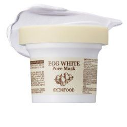 SKINFOOD Egg White Pore Mask 120g Clay Mask Pore Tightening Exfoliator Sebum Absorption Hydra Exfoliant 4.23 oz