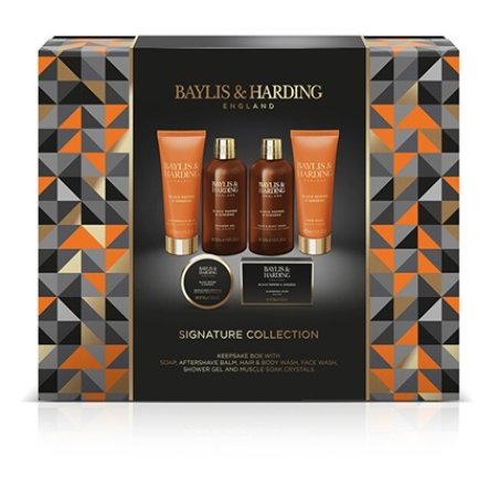 Baylis & Harding Body Care Gift Set Black Pepper Ginseng 6 Pieces