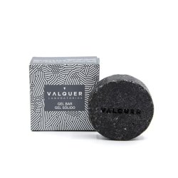 Valquer Laboratorios Válquer Solid Body Gel with Activated Charcoal for Soothing and Deep Cleansing of Skin 50g