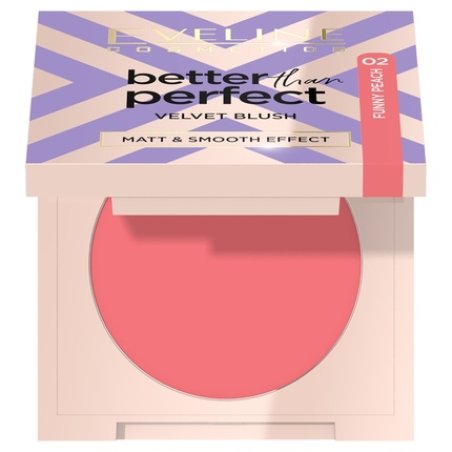 Eveline Better Than Perfect Velvet Blush Pressed Rose 02