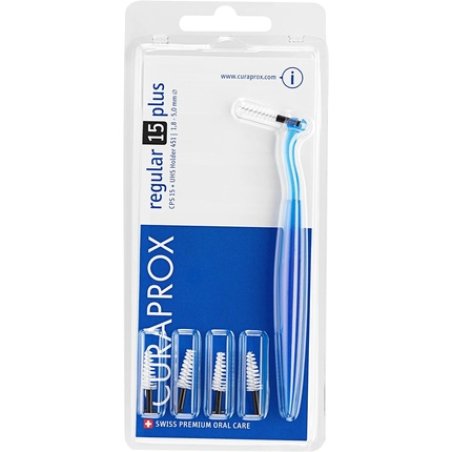 Curaprox Interdental Brushes CPS 15 Regular Plus Black Conical 1.8mm Diameter 5mm Effectiveness