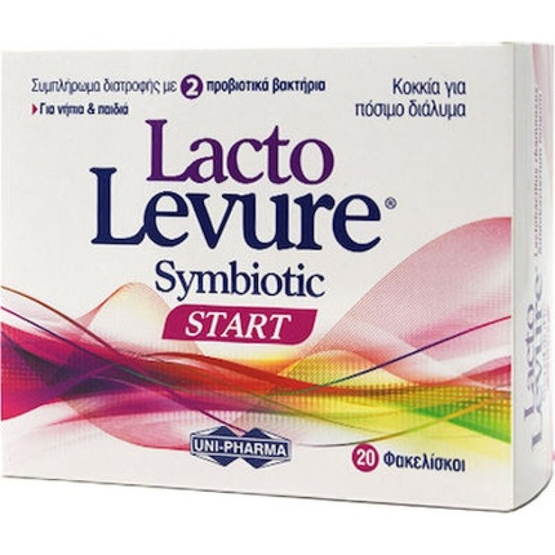 Uni-Pharma Unipharma Lacto Levure Symbiotic Start Probiotic Dietary Supplement For Children - 20 Sachets